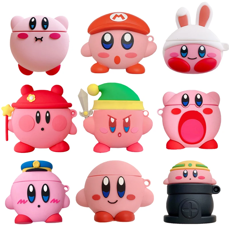 Защитный чехол Star Kirby для Apple Airpods Pro 1 2 3 Симпатичные Мультяшные беспроводные