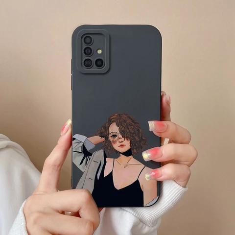 Чехлы для телефонов Samsung Galaxy A51, A71, A31, чехол из жидкого силикона с полным покрытием, противоударный чехол для Samsung A 51, 71, 31, чехол