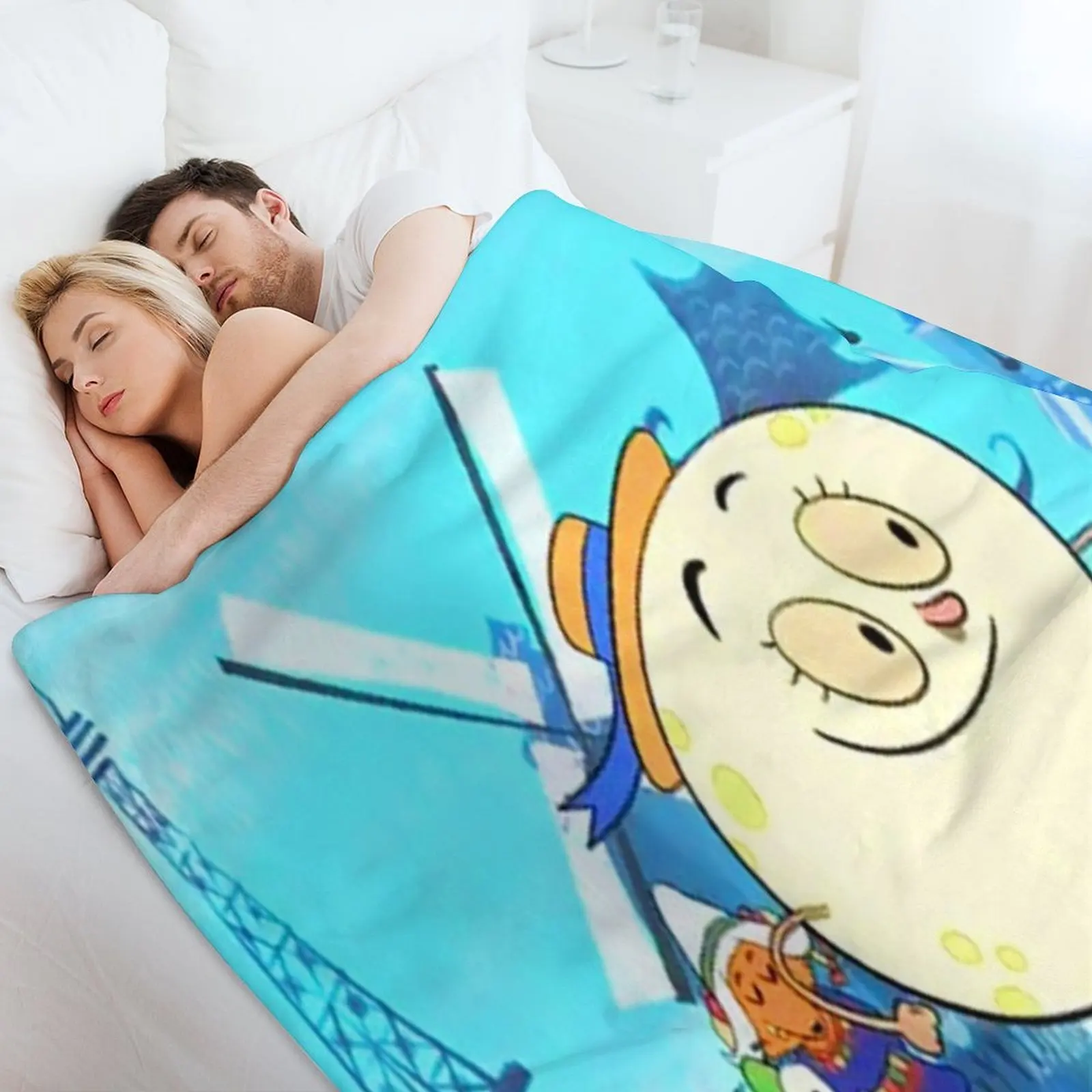 Подарок персонажей Let's Go Luna для фанатов декоративное одеяло украшения