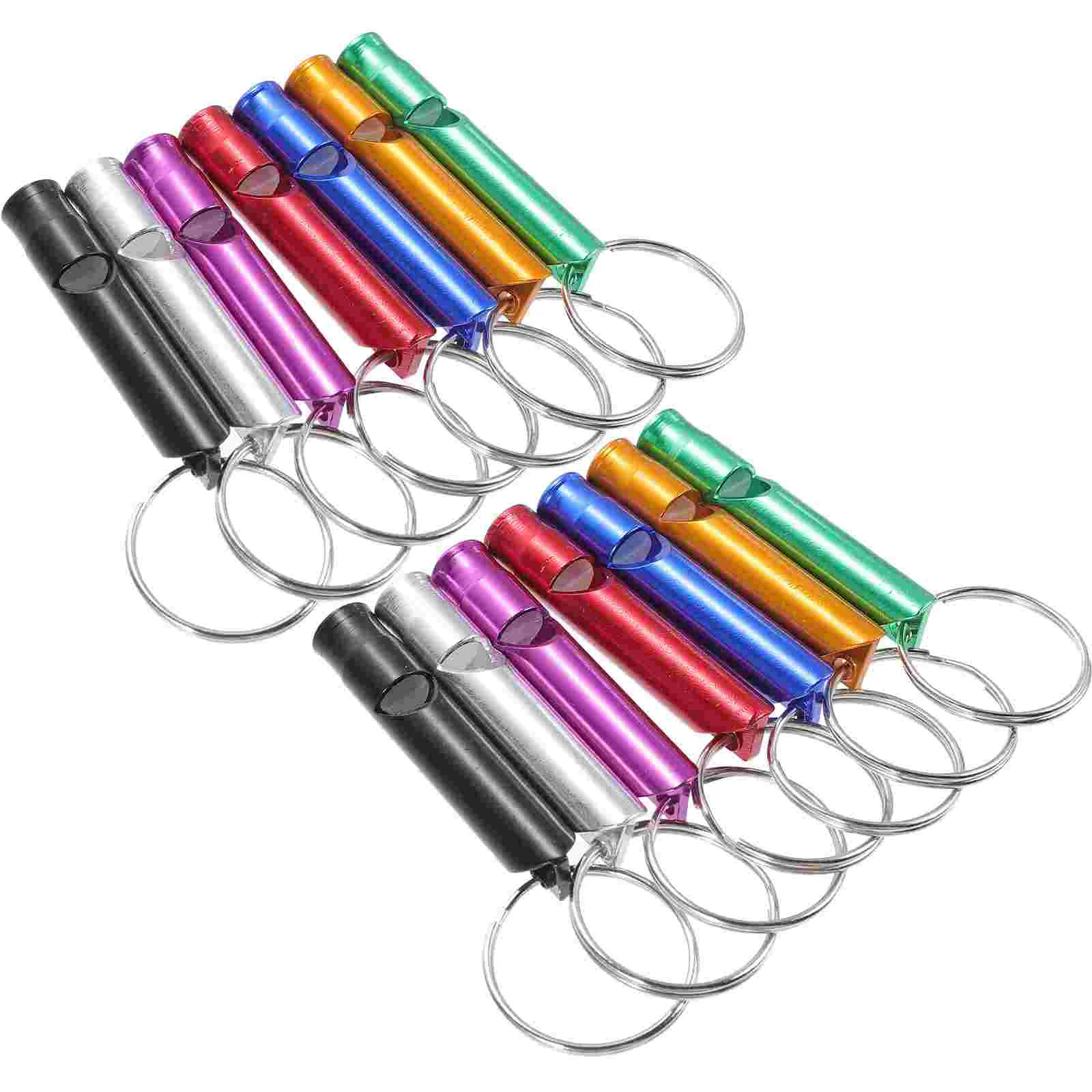 

Aluminum Alloy Whistle Delicate Camping Portable Keychain Hiking Metal Emergency Hanging Decorative