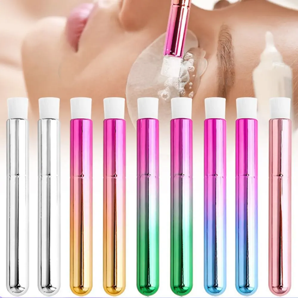 Щетка для накладных ресниц с градиентом многоцветная мягкая кисть удаления