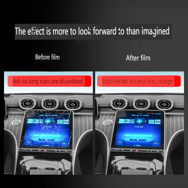 Прозрачная пленка из ТПУ для Audi A5 2020-2023 наклейка салона автомобиля консоль