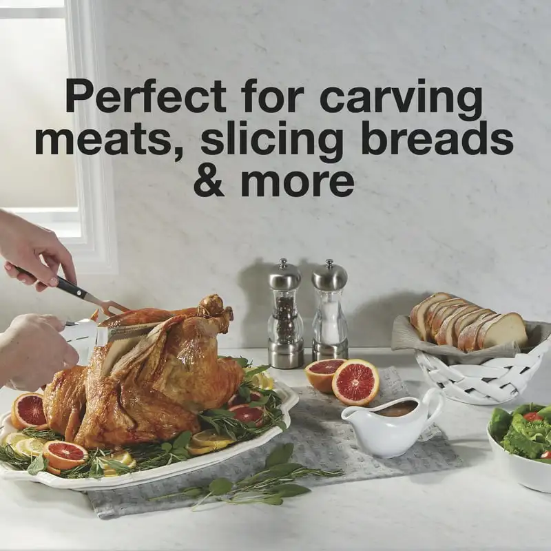 

Ergonomic Design, Stainless Steel Reciprocating Blades, White, 74312