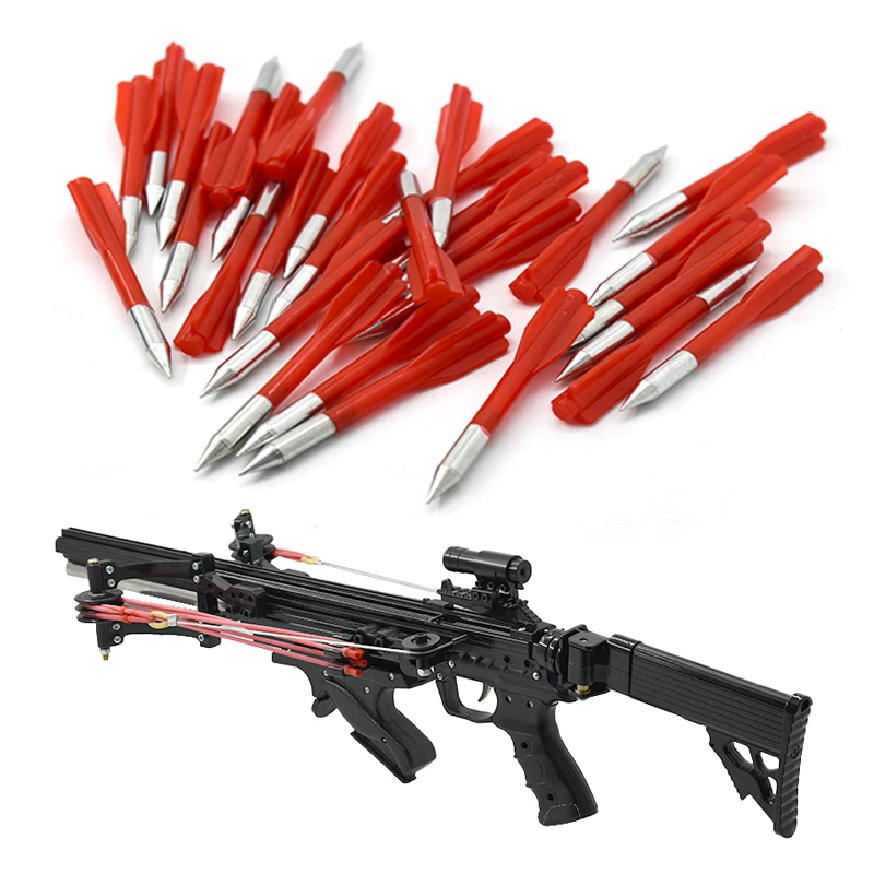

5/10/15/20 Pcs Aluminum 3" Archery Arrows Slingshot Rifle Dart Short Fishing Arrow Catapult Bow Sharp Head Stainless Steel
