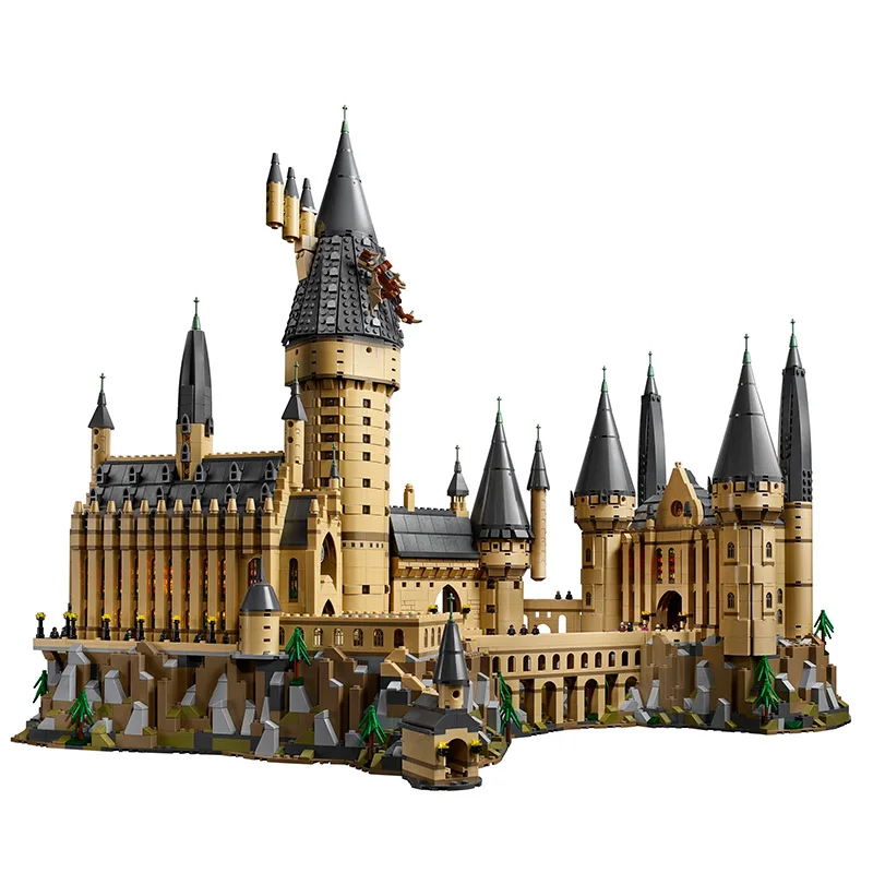 

71043 серия фильмов волшебный школьный замок модель совместимые строительные блоки кирпичи игрушки для детей рождественские подарки на день рождения 16060