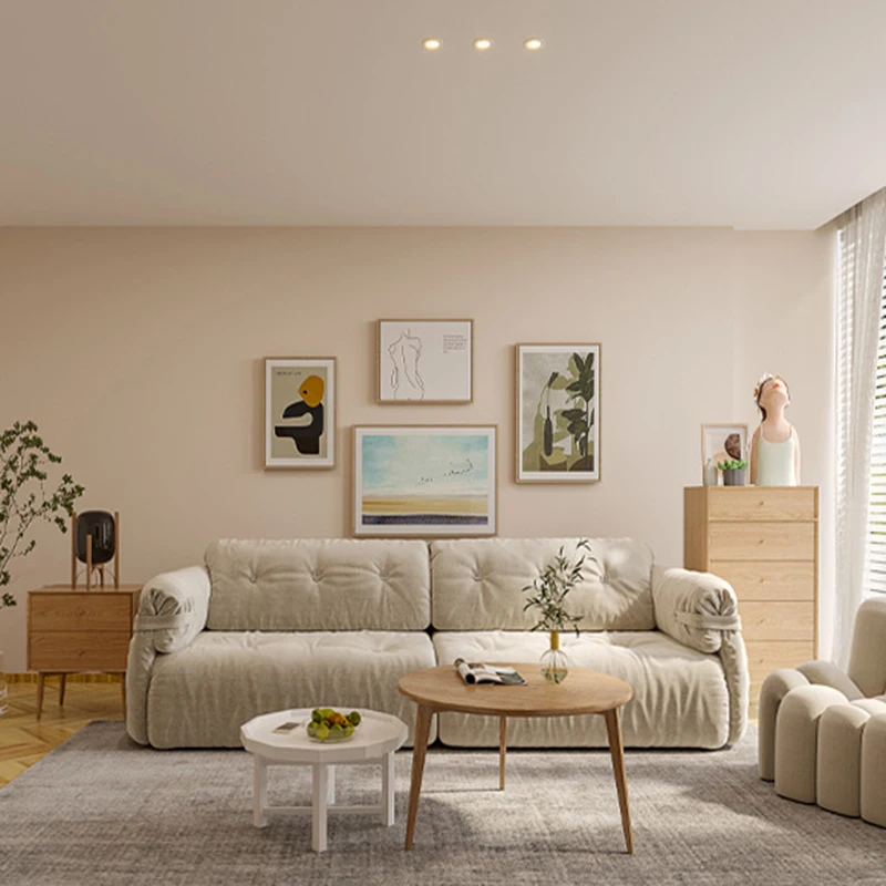 

Ergonomic Sofa Simple Cute Party Living Room Industrial Mid Century White Italian Chair Classic Fauteuil Japanese Furniture