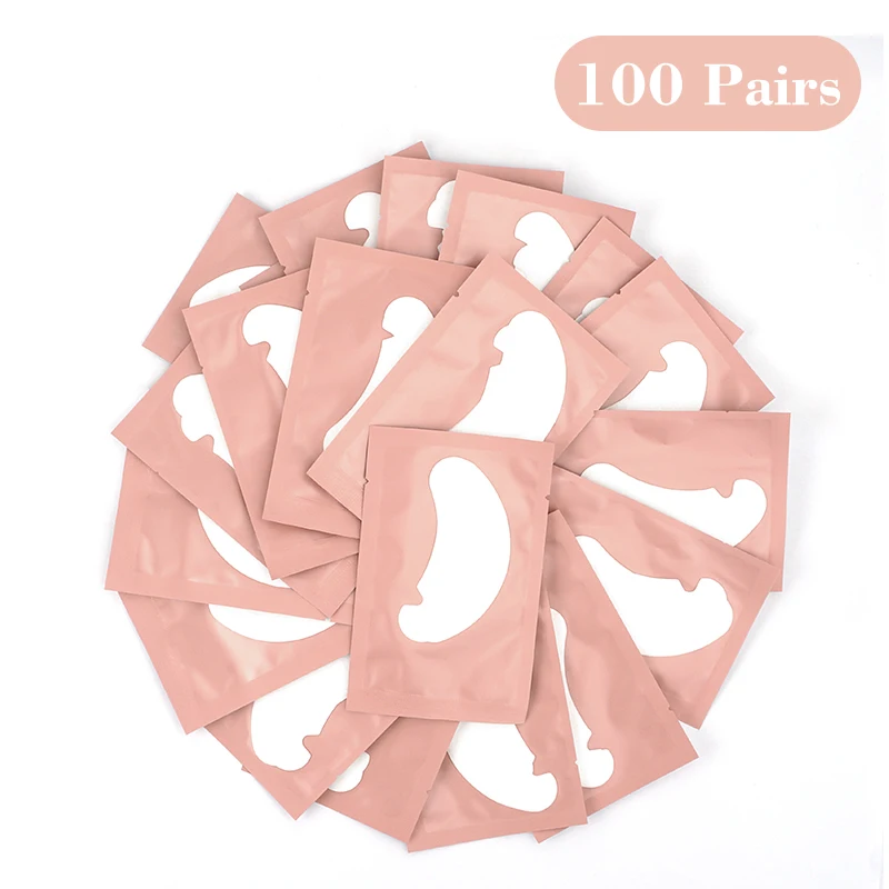 100Pairs U Shape Eyepads For Eyelash Extension Supplies Under Eye Patches Pads Eyelashes Make Up Tools Gel Pads Wholesale Patch