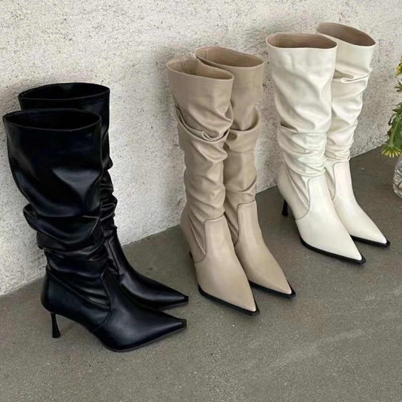 Новинка остроносые Нескользящие износостойкие удобные женские ботинки BCEBYL