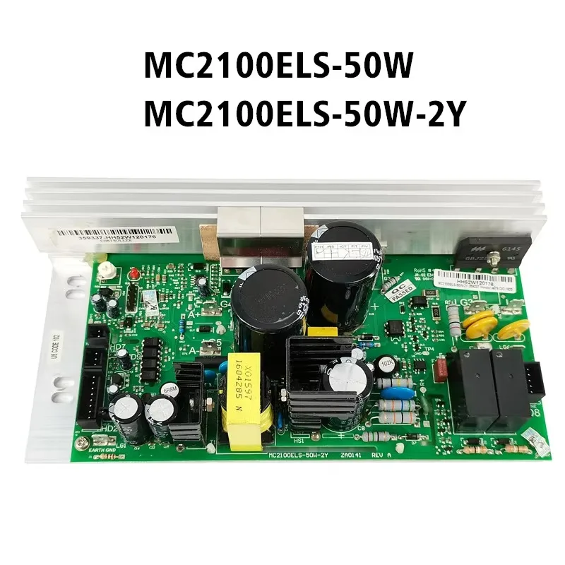Фото Оригинальная плата управления питанием для беговой дорожки MC2100ELS-50W, расположенная под основным компьютером. №2