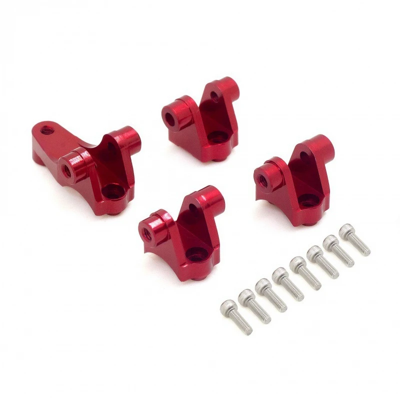 

For Traxxas TRX-4 Front/Rear Axle Tie Rod Seat TRX4 8227,Upgrade Base Aluminum Alloy Accessories ,Red