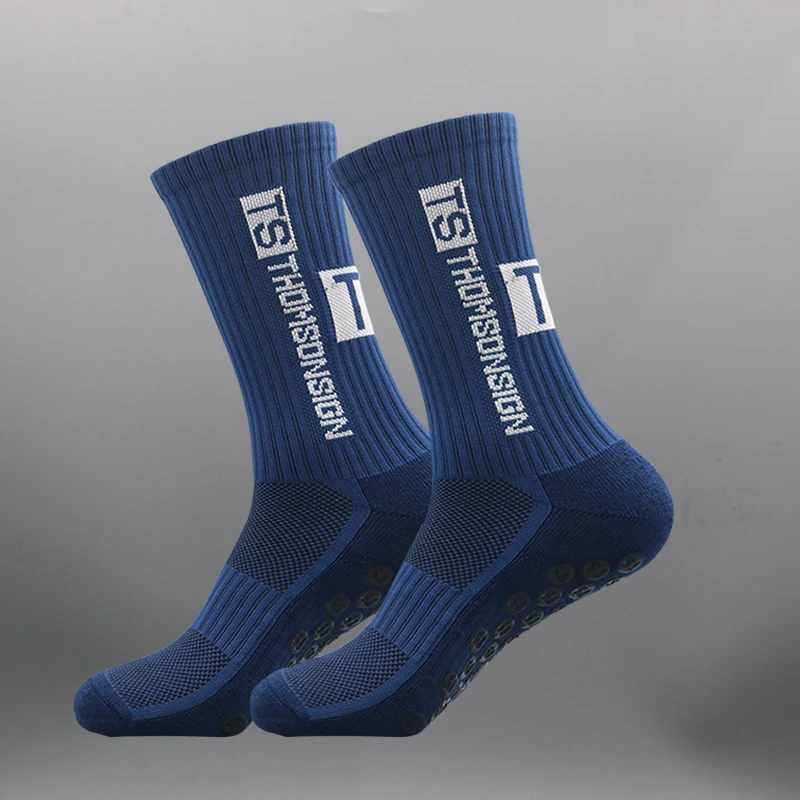 THOMSONSIGN Anti-slip Football Socks Men Women Non-slip Soccer Basketball Tennis Sport Socks Grip Cycling Riding Socks