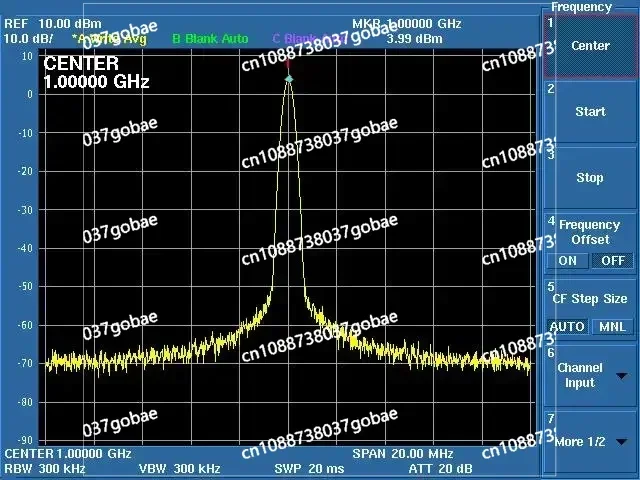 ADF5355 Модуль цветного экрана Источник сигнала VCO Микроволновой синтезатор частоты