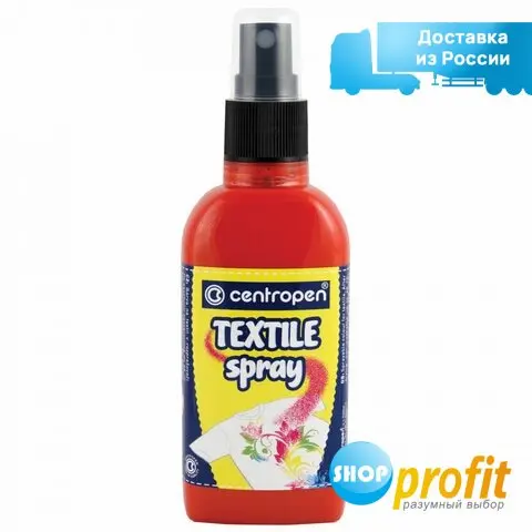 Краска-спрей для ткани и одежды Centropen Textile Spray красный 110мл (9 1139 0004) |