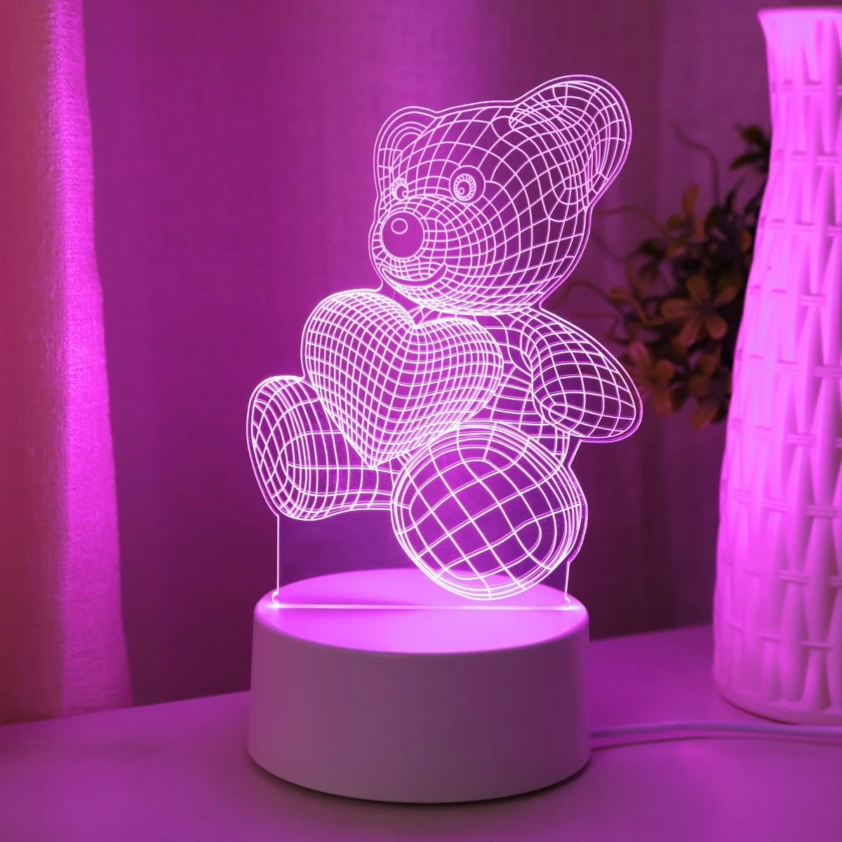 

USB 3D ночник медведь DL3D5001