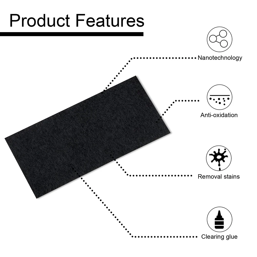 

6PCS Nano Sparkle Car Scratch Remover Cloth Scratch Repair Oxidation Cloth High Quality Cleaning Automotive Care Supplies