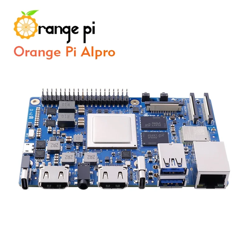 Плата разработки Orange Pi AIPro Процессор Ascend AI 8/20 TOPWiFi Bluetooth