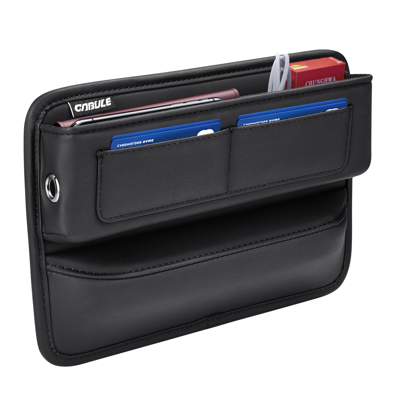 

Из искусственной кожи Автомобильная консоль, боковой автомобильный ящик для хранения, щелевой зазор, наполнитель с держателем для бутылки