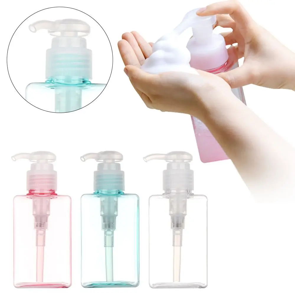 

5pcs New Home Bath Supplies Plastic Hand Sanitizer Liquid Foaming Bottle Pump Container Soap Dispenser