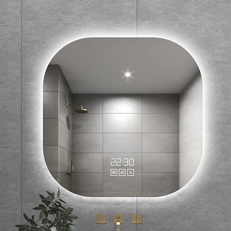 Подвесное косметическое зеркало квадратное эстетическое скандинавское