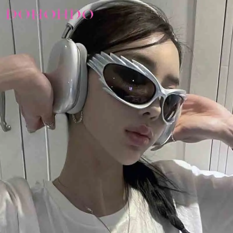 DOHOHDO овальные солнцезащитные очки женские винтажные люксовый брендовый дизайн