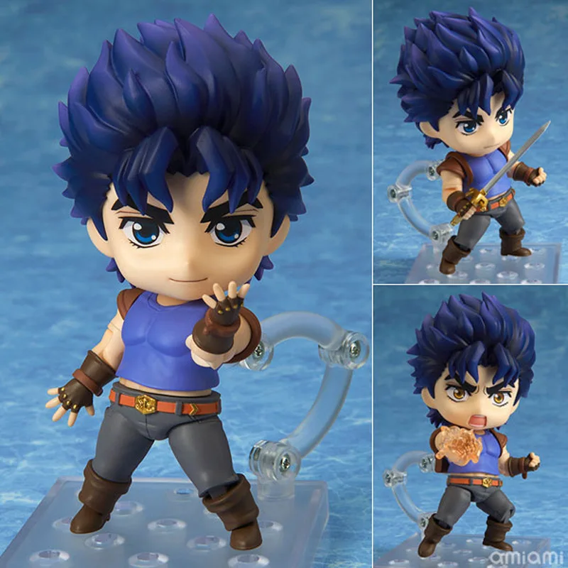 

New 10CM JoJo's Bizarre Adventure anime figure #1602 change face Jonathan Joestar Action figure pvc Collection model toys doll