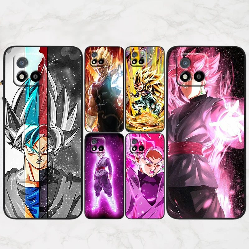 

Dragon Ball Black Goku For OPPO Realme Narzo 50A 50i 30 20 C15 Q3 8i 8 7i 7 Global 6 5 Pro 5G Black Phone Case Fundas Capa
