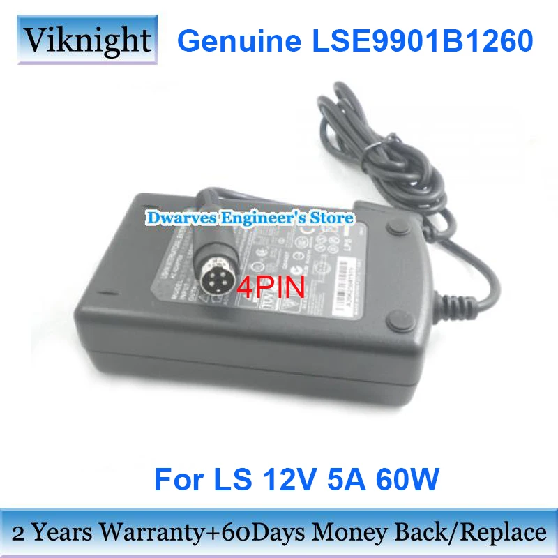 Оригинальный адаптер переменного тока LI SHIN 12 В 5A YW1205TD для VIEWSONIC VG191 VG175 VG181 7824HE
