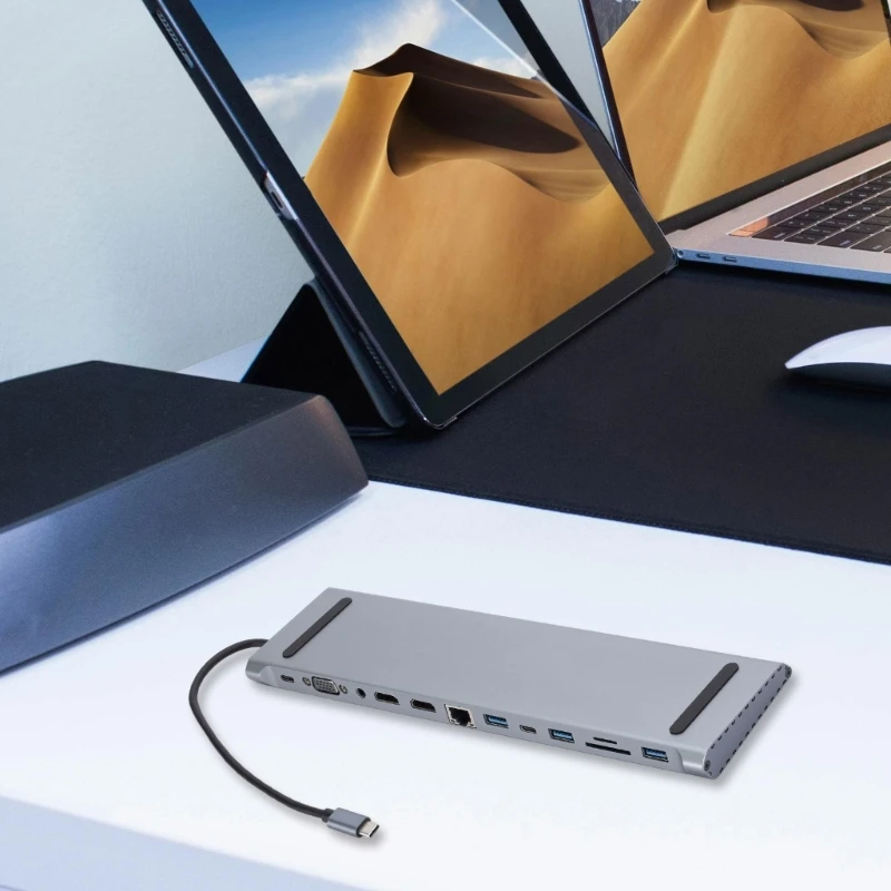 Адаптер USB C с портом 4K быстрой передачи данных пропускной способностью 100 Вт для