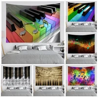 piano letter print wall tapestry hanging tarot hippie wall rugs dorm art home decor
