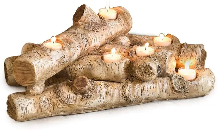 

Подсвечник из искусственной древесины, подсвечник из березы