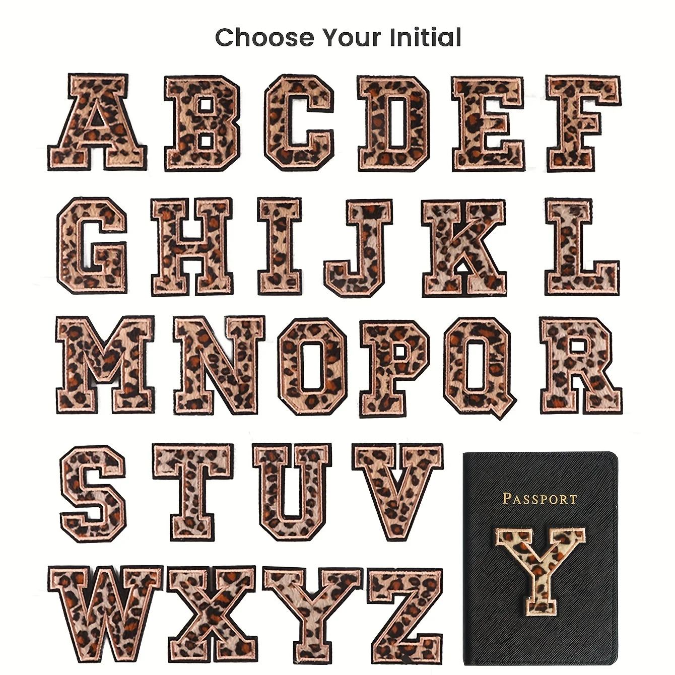 Персонализированная обложка для паспорта индивидуальная нашивка с леопардовым