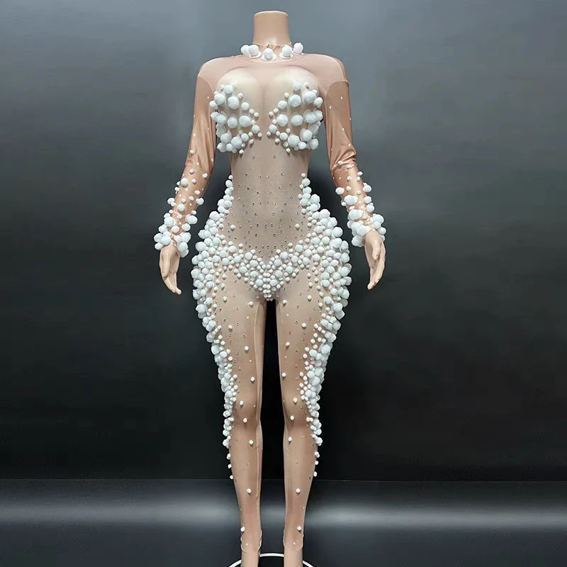 Алмазный украшение с помпоном абрикосового цвета сексуальный женский длинный