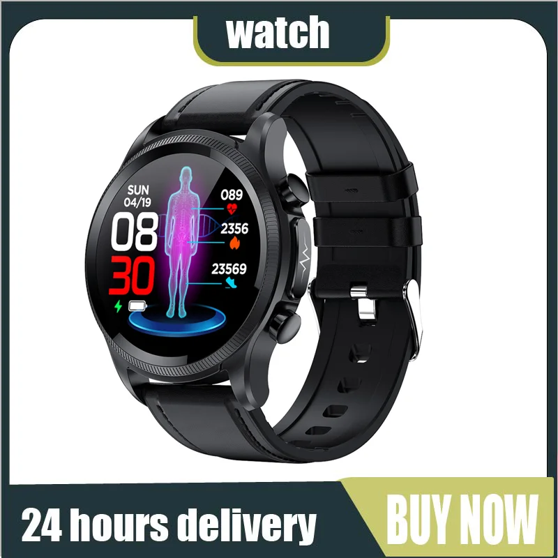 

E400 Smart Watch ECG+PPG Non-invasive Blood Glucose Temperature Monitor 1.39 Inch Watch Men's Business Fashion Waterproof Watch