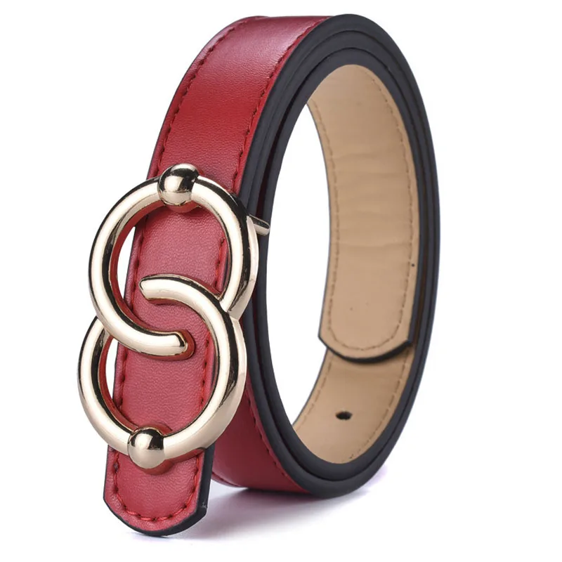 

New Children's Belts Fashion Leisure Designer Metal Buckle Children's Belt Boys Girls More Style Jeans Women's Belt 2.3cm