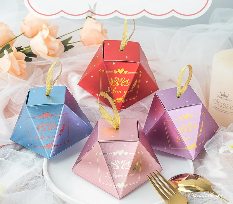 

30pcs Octagonal Gift Box Paper Bags for Gifts Wedding Flower Box Candy Box Gift Packing Supplies Birthday Party Decorations