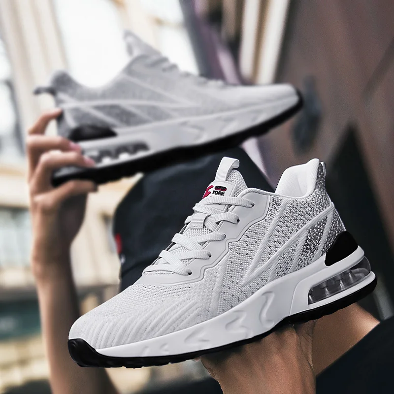 

Летние женские дышащие сетчатые легкие тренировочные кроссовки, мужская теннисная обувь с воздушной подушкой, роскошная дизайнерская обув...