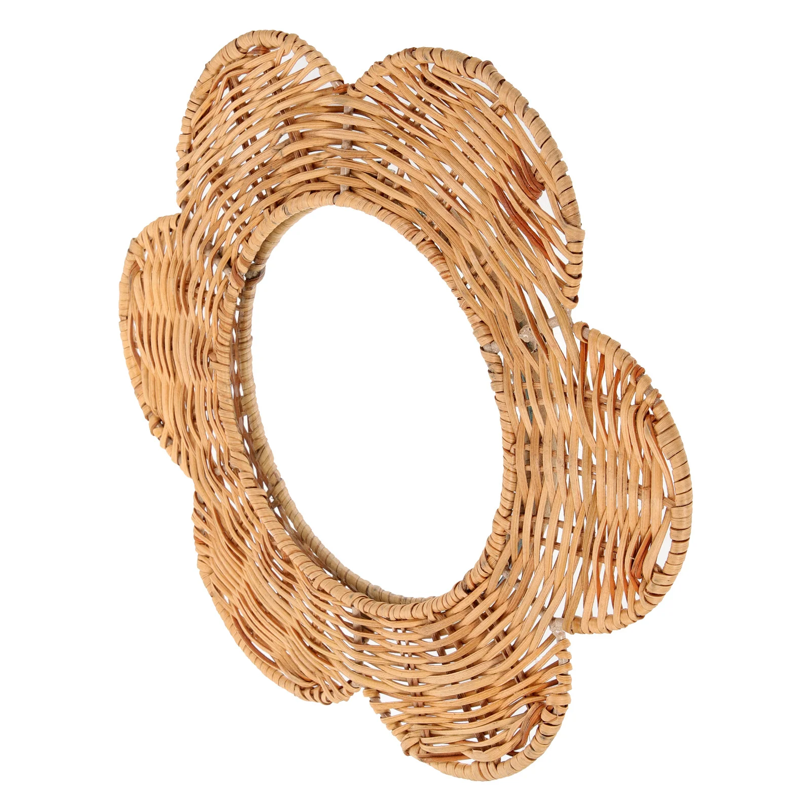 

Mirror Multi-function Rattan Vanity Mirrors Wall Children's Room Decor Hanging Large