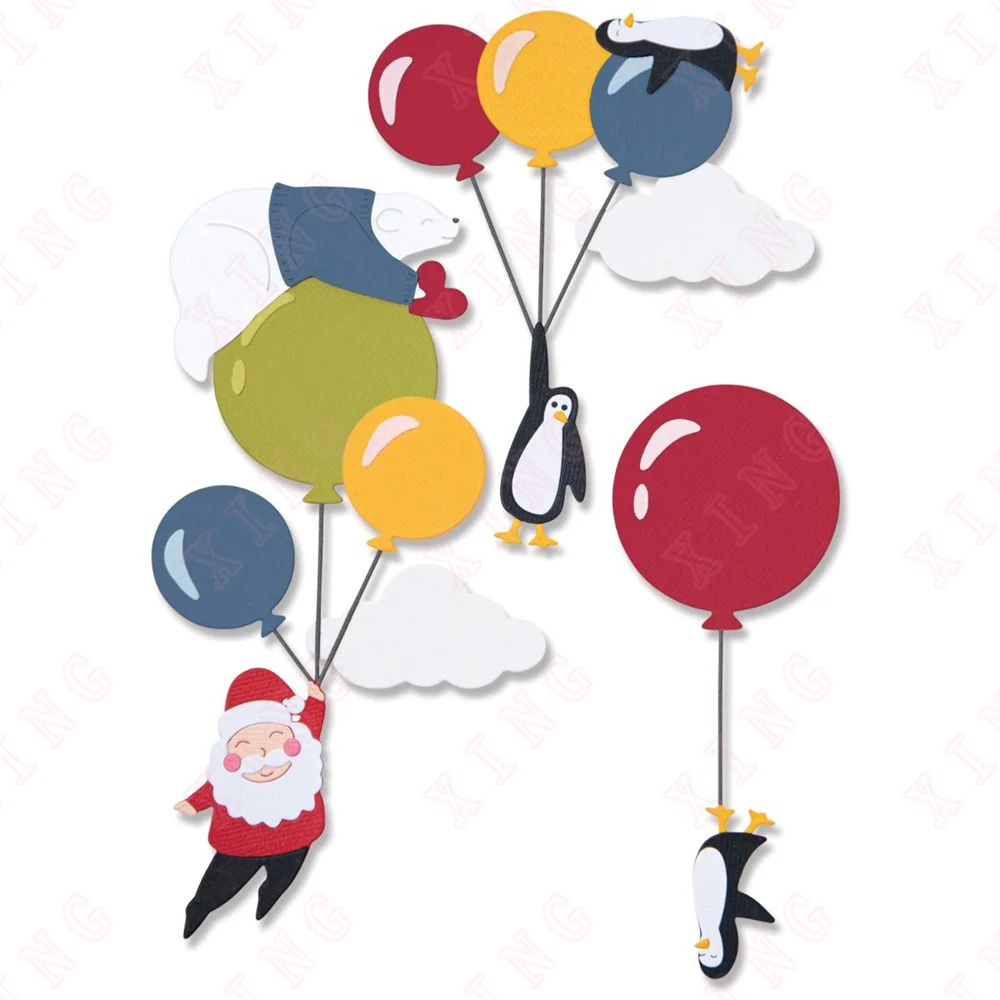 

Newest Festive Sky Party Metal Cutting Dies Scrapbook Diary Decoration Embossing Template Diy Greeting Card Handmade Craft Molds
