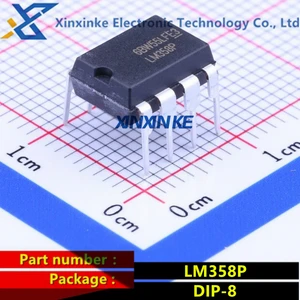 LM358P DIP-8 Operational Amplifiers Chip Op Amps Dual Op Amp Rail-to-Rail Amplifier ICs Brand New Original