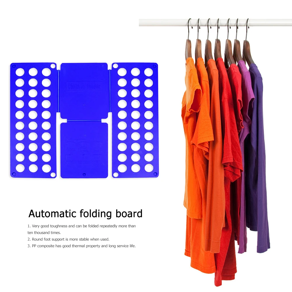 

Clothes Folding Board For Adult/Kids Quick Shirt Folding Plastic T Shirts Dress Folder Closet Fold Organizer Household Essential