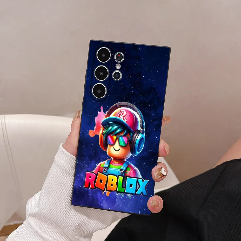 Забавный аутентичный чехол для телефона R-Robloxe Samsung Galaxy S25 S24 S22 S23 Ultra S21 S20 Plus 5G