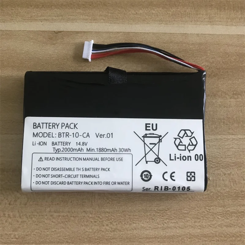 BTR-10 Battery Replacement for FSM-11S FSM-12S FSM-11R 12R Fusion Splicer Li-ion Battery Pack BTR-10-CA  14.8V 2000Mah