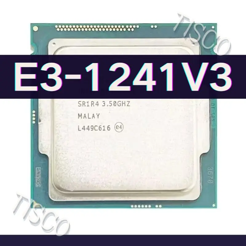 Xeon E3-1241V3 E3 1241V3 1241 V3 Четырехъядерный восьмипоточный LGA 1150 3 5 ГГц