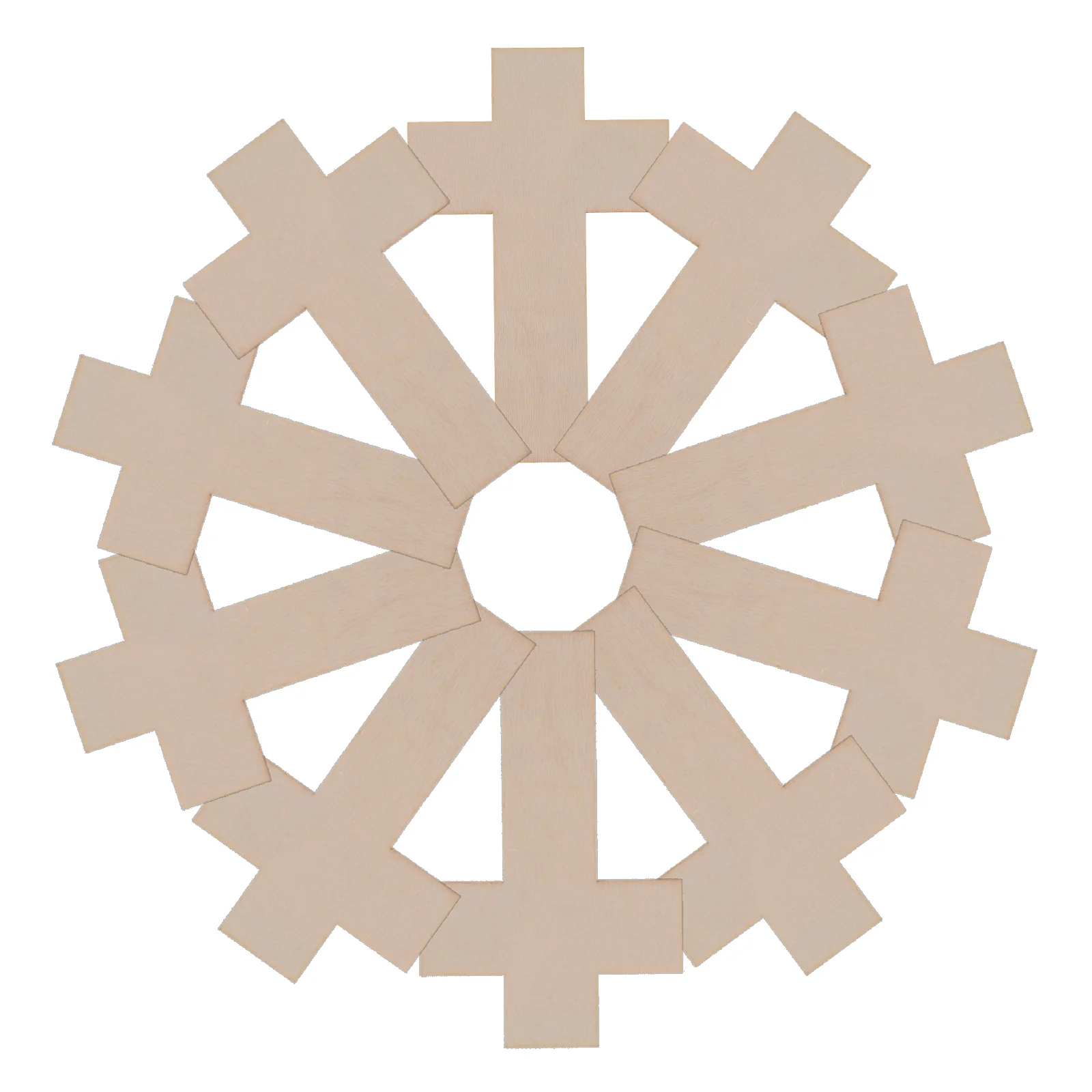 30 шт. этикетки декор пасхальный крест креативные деревянные вырезы