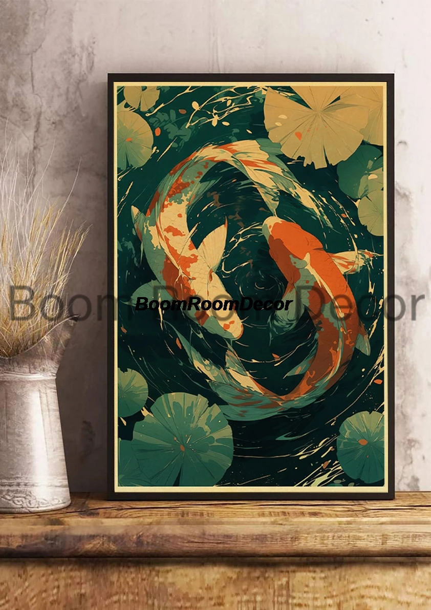 

Классический японский самурай Сакура постер