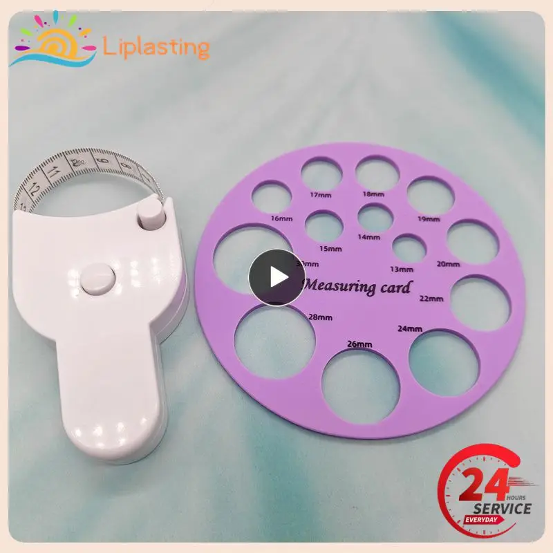 

1PCS Silicone Nipple Measuring Card Breast Pump Flange Circle Ruler Sizing Tool Efficient Breast Feeding Supplies Accessory