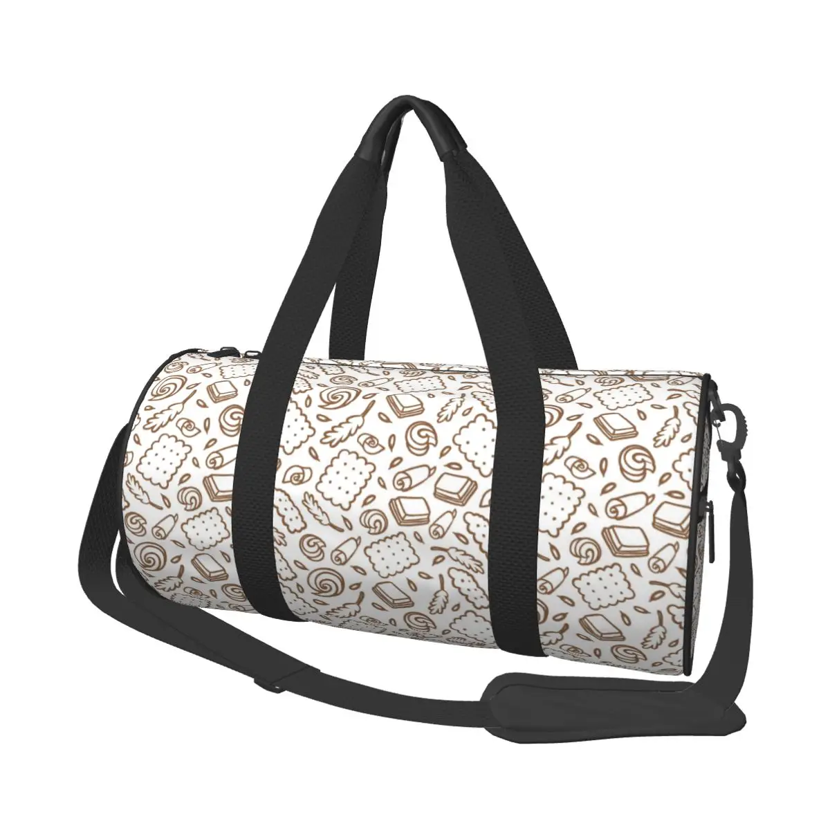 

New in Travel Bag tote Bag handbags Seamless Pattern Biscuit Butter Chocolate Ears Corn