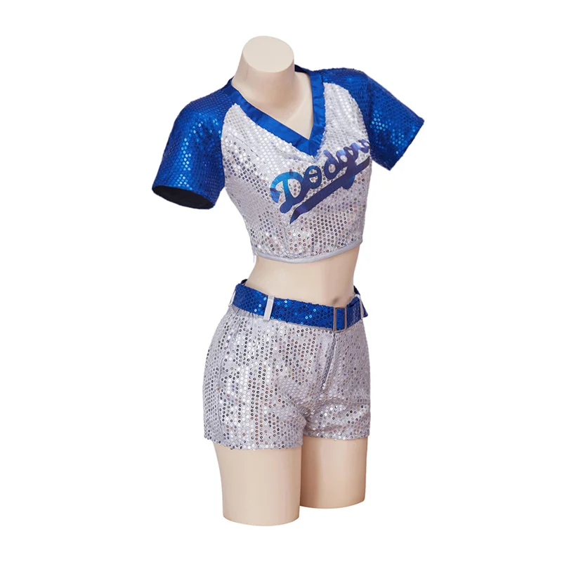 Костюм для косплея Элтона Джона доджерса из фильма сексуальная бейсбольная