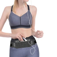 sport waist bag for iphone 13 running belt fitness waterproof reflective pouch for samsung workouts belt slim fanny waist pack
