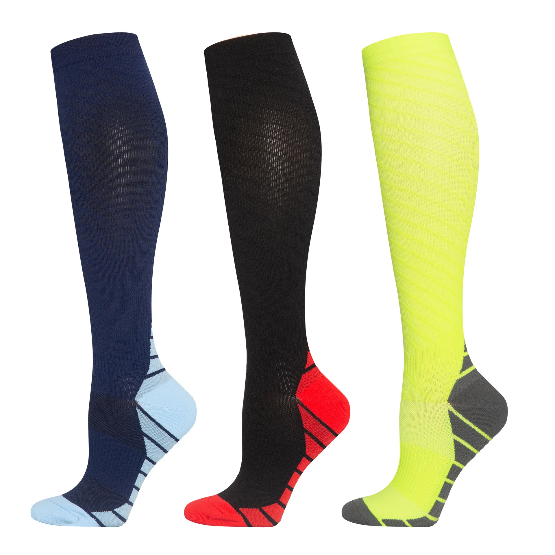 Pressure Socks Outdoor Mountaineering Golf Sports Socks Marathon Running Socks Long Distance Running Leg Compression Knee Socks